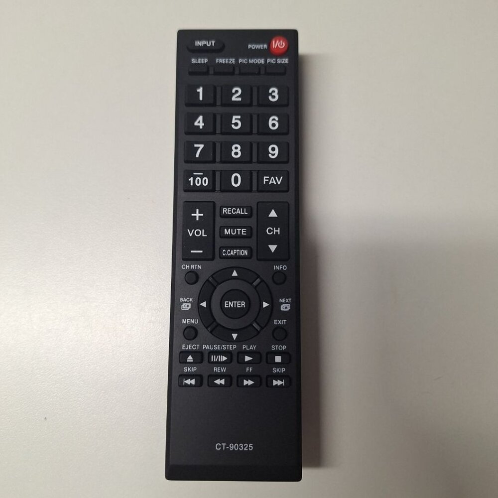 CT-90325‎ Universal Remote Original Toshiba TV OEM Replacement DVD New